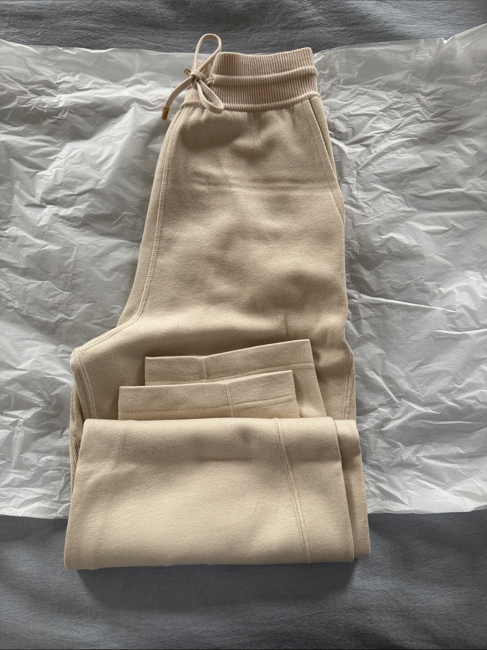 Loro Piana beige sweatpants